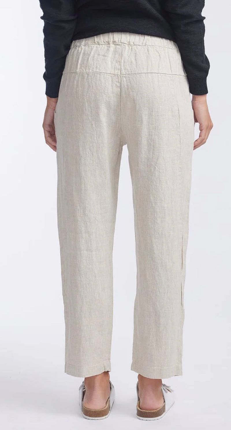 Luxe Linen Pant - Natural