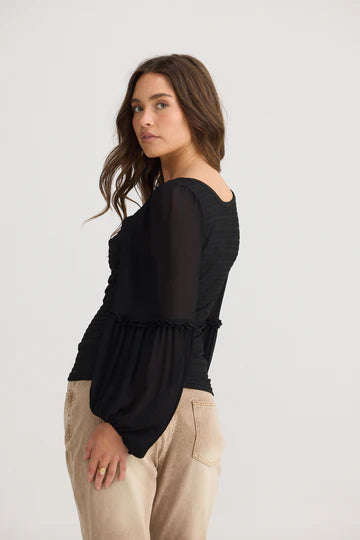 Whimsy Top - Black