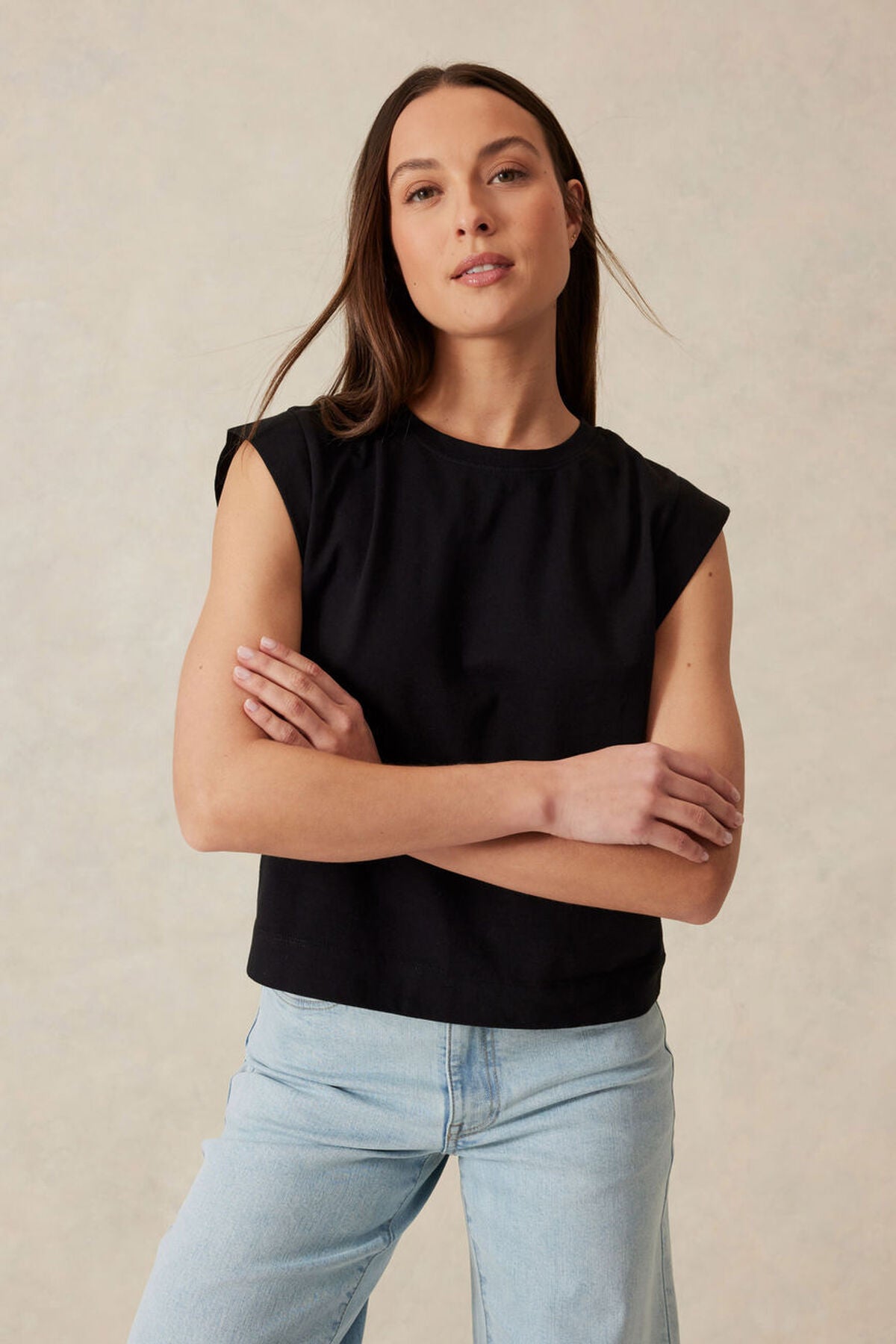 Extended Shoulder Tee
