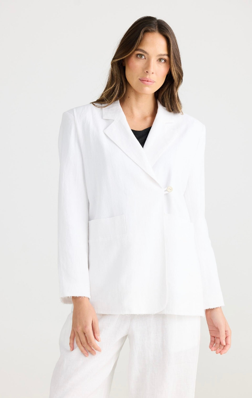 The Edit Blazer - White