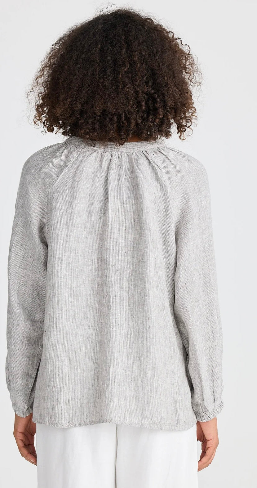 Ria Top - Charcoal Fleck