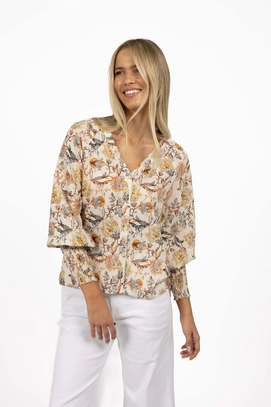 Frances Blouse - Kaffir Print