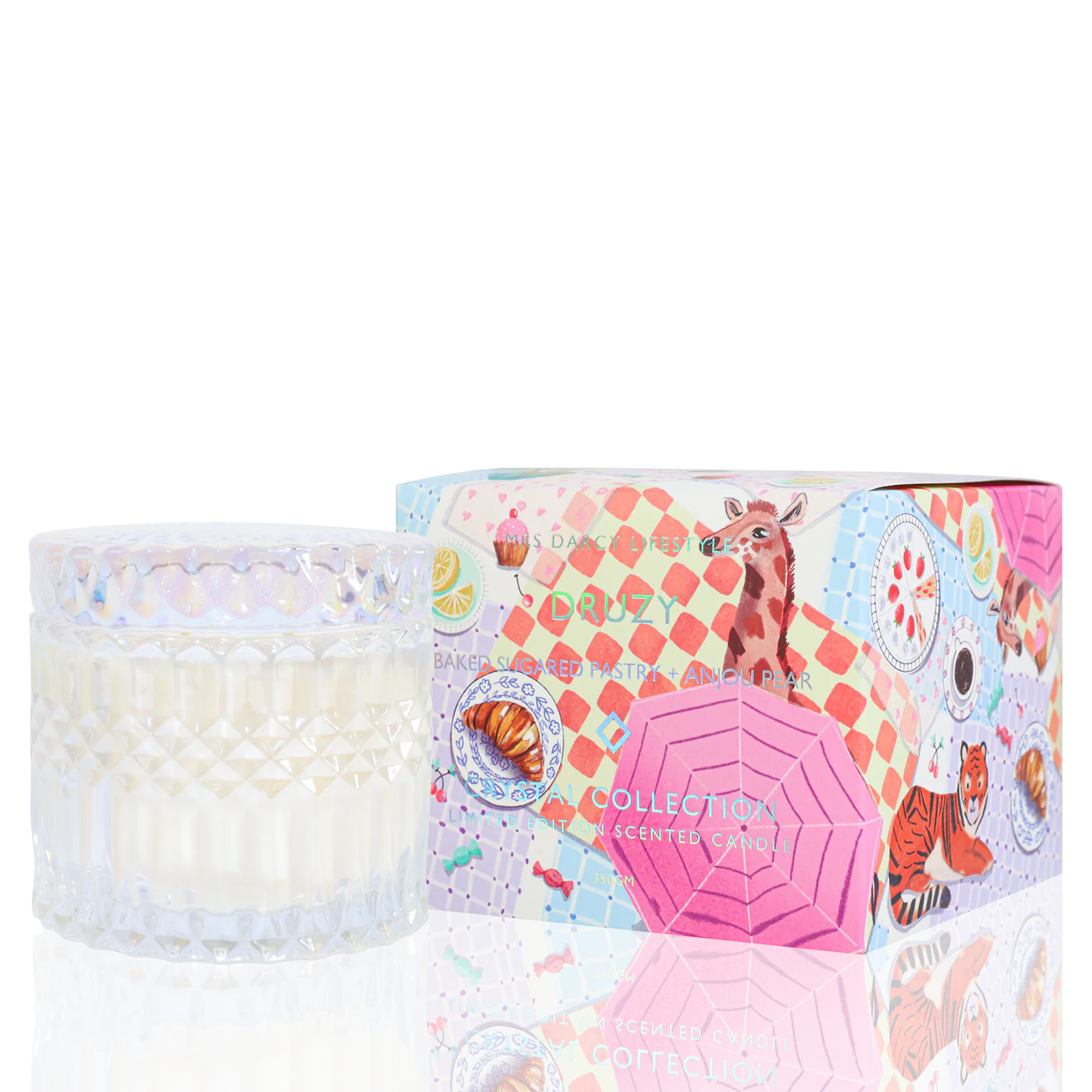 Druzy Candle