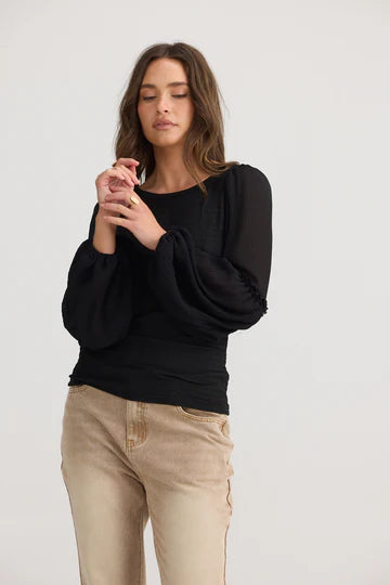 Whimsy Top - Black