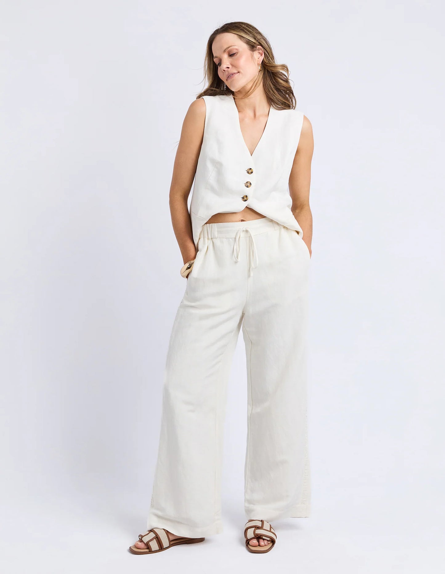 South Pant - Vanilla White