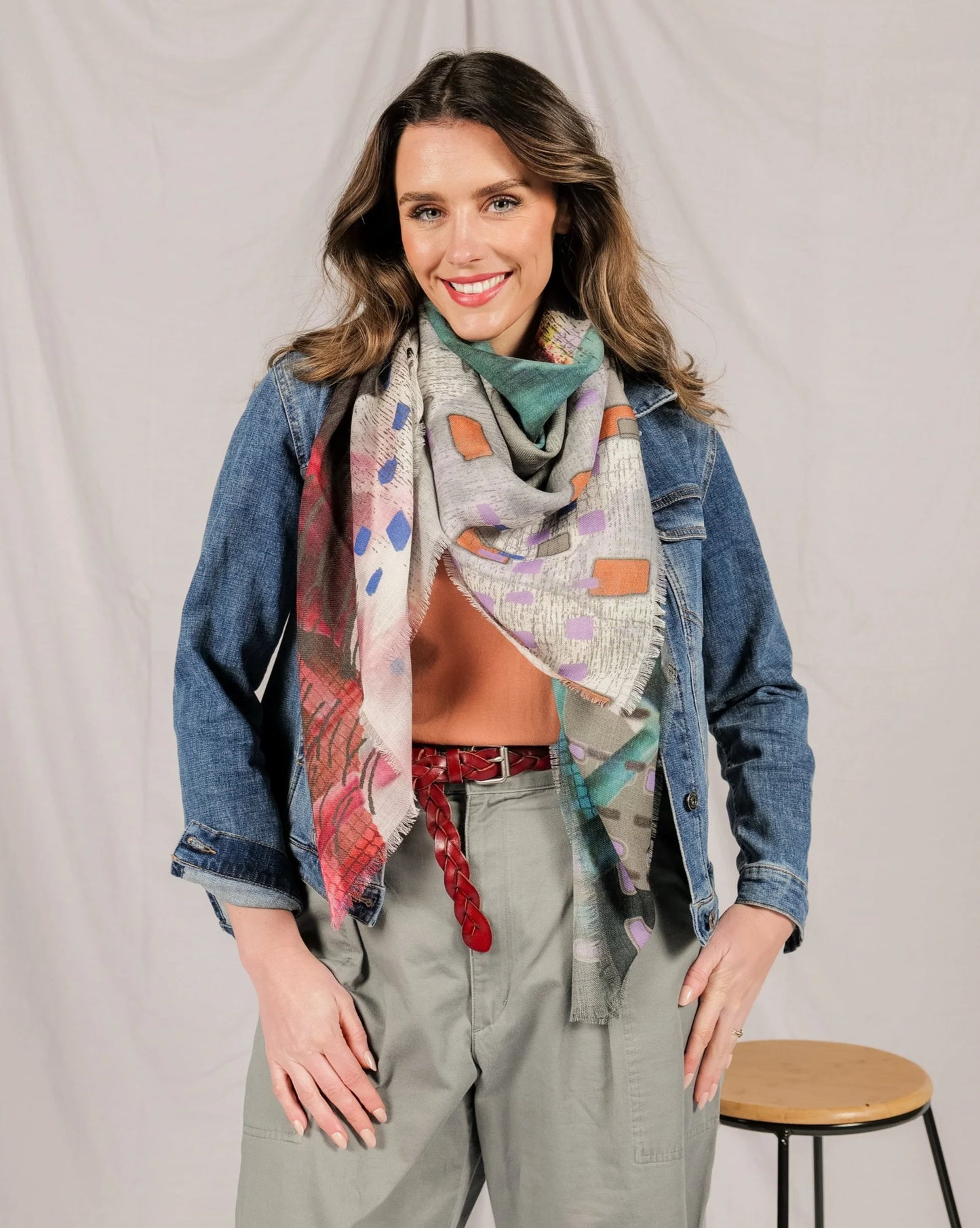 Pleach Wool Scarf