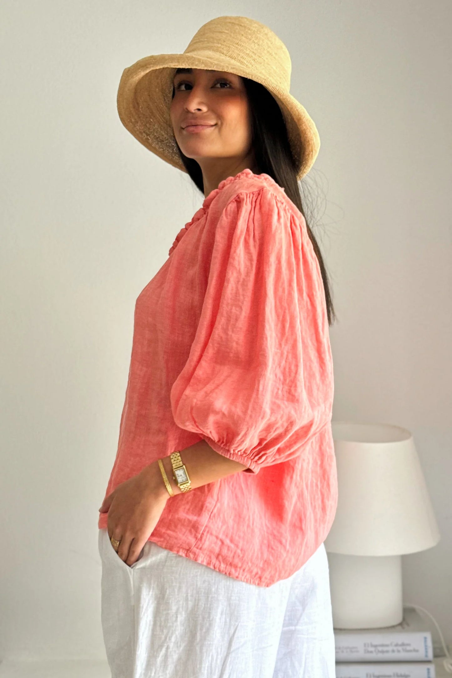 Solita Linen Blouse