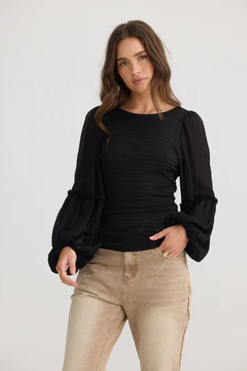 Whimsy Top - Black