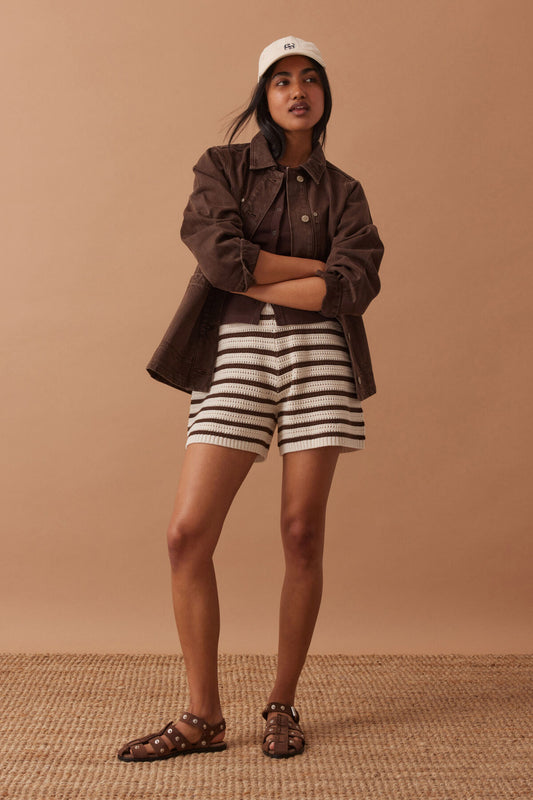 Molly Textured Knit Short