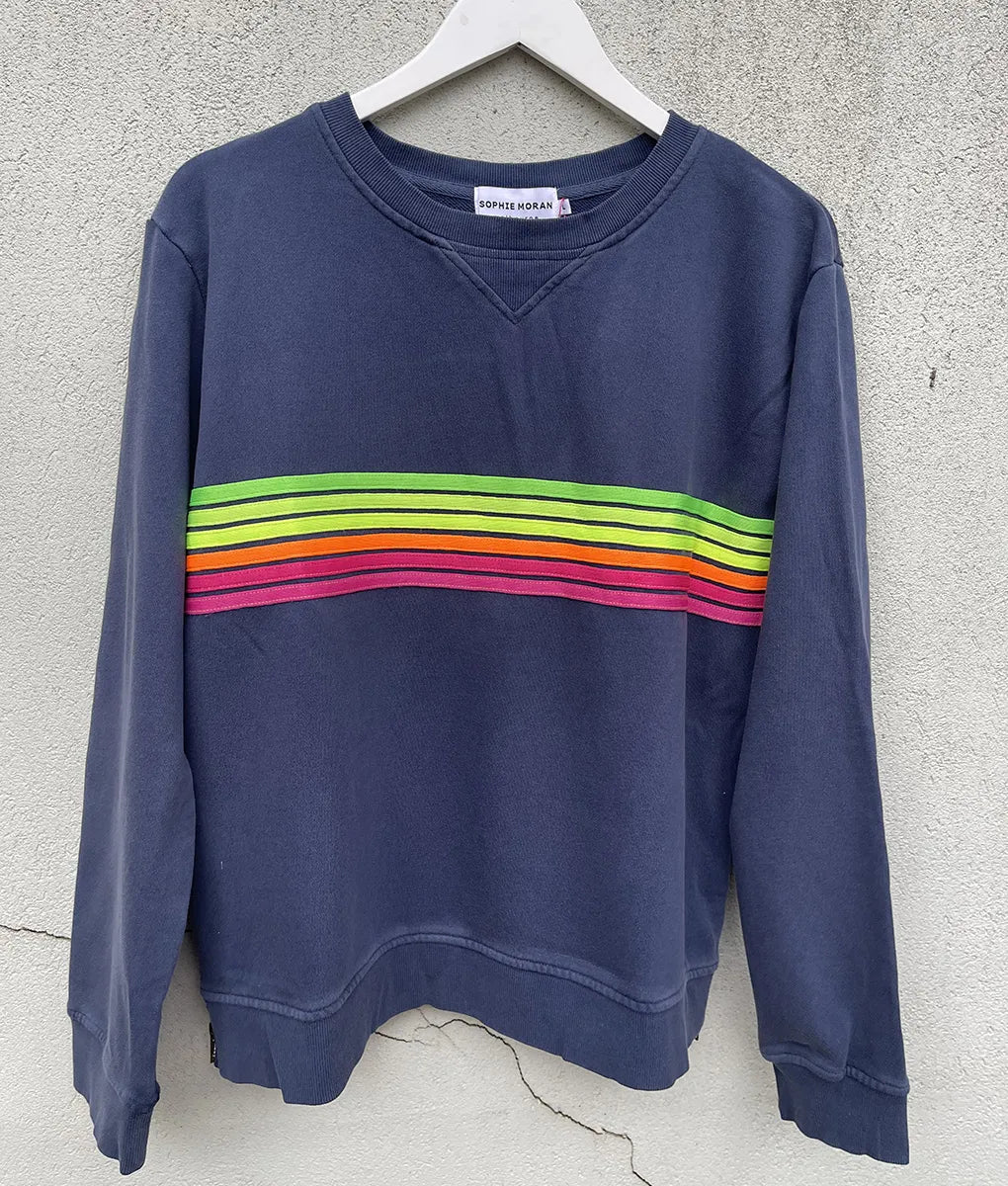 Rainbow Stripe Sweat