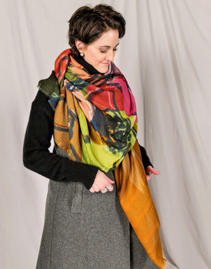 Regina Oversized Merino Wool Scarf