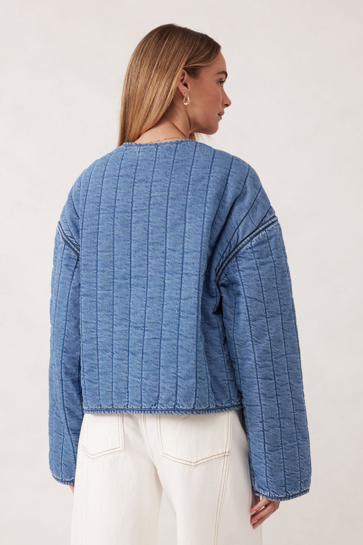 Comfy Quilted Boxy Jacket