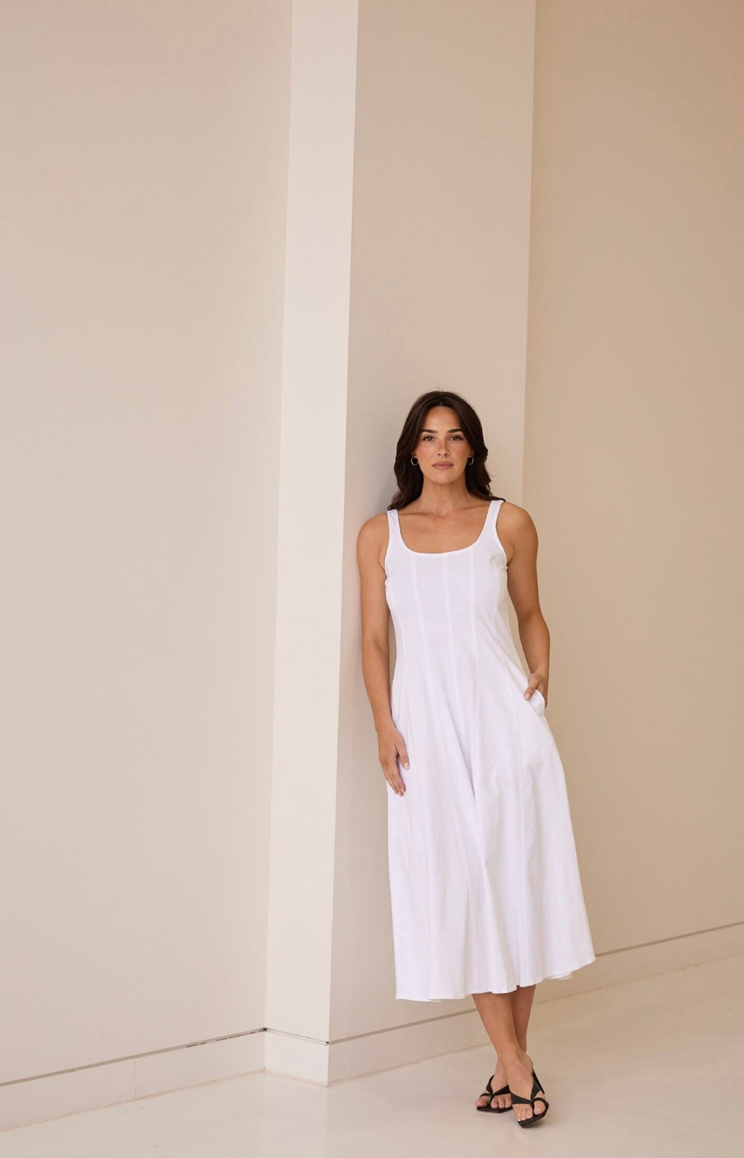 Fisher Dress - White