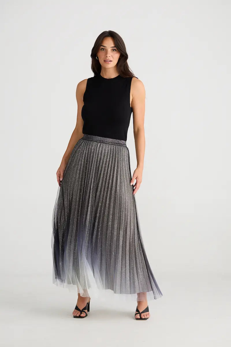 West End Skirt - Black Ombré