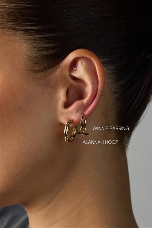 Winnie Hoop- Gold