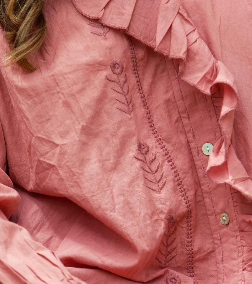 Bell Shirt - Deep Coral