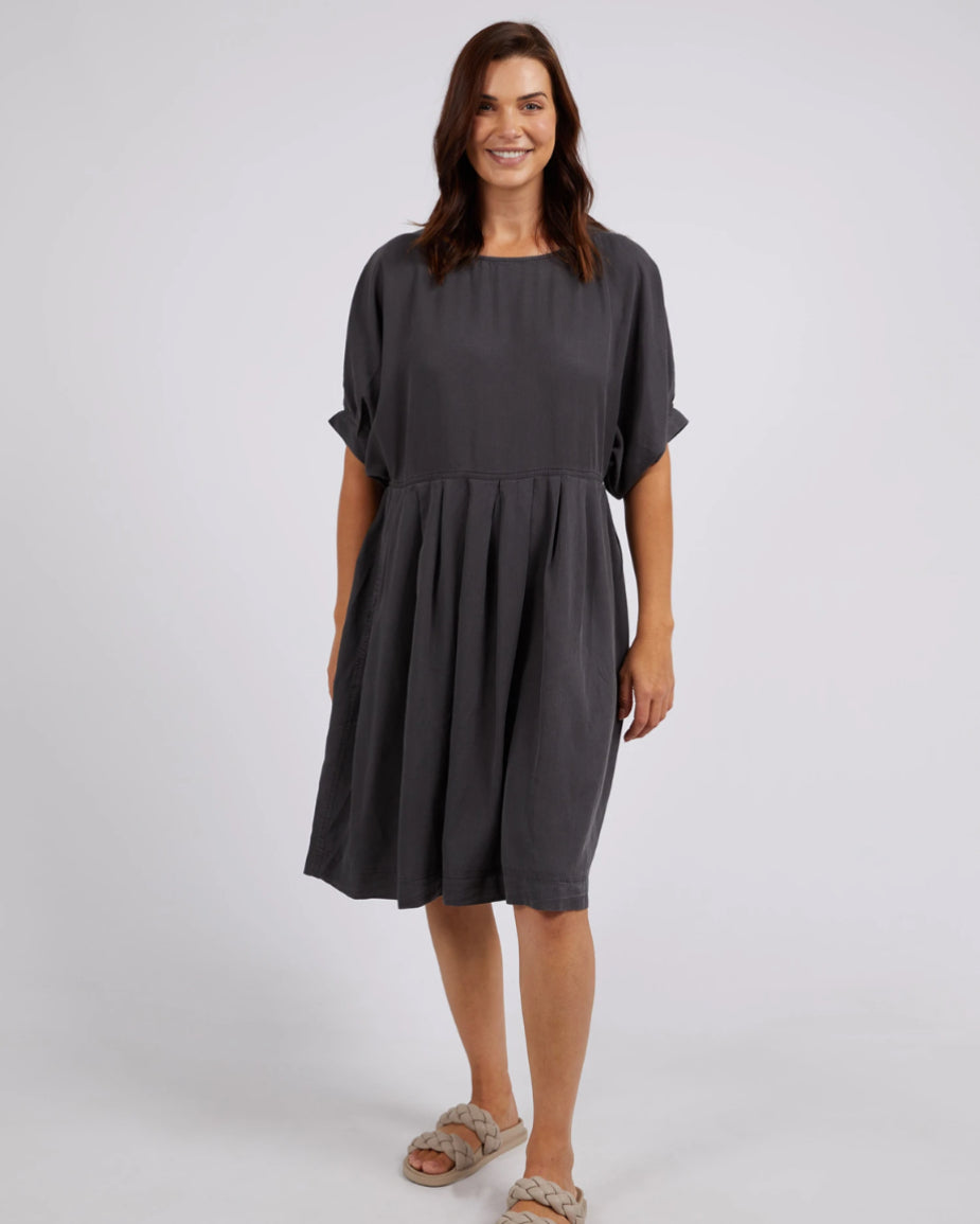 Bliss Relaxed Dress - Washed Black