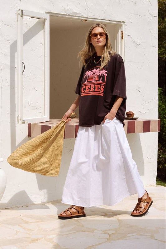 Oversized Tee - Ceres Sunset Palms