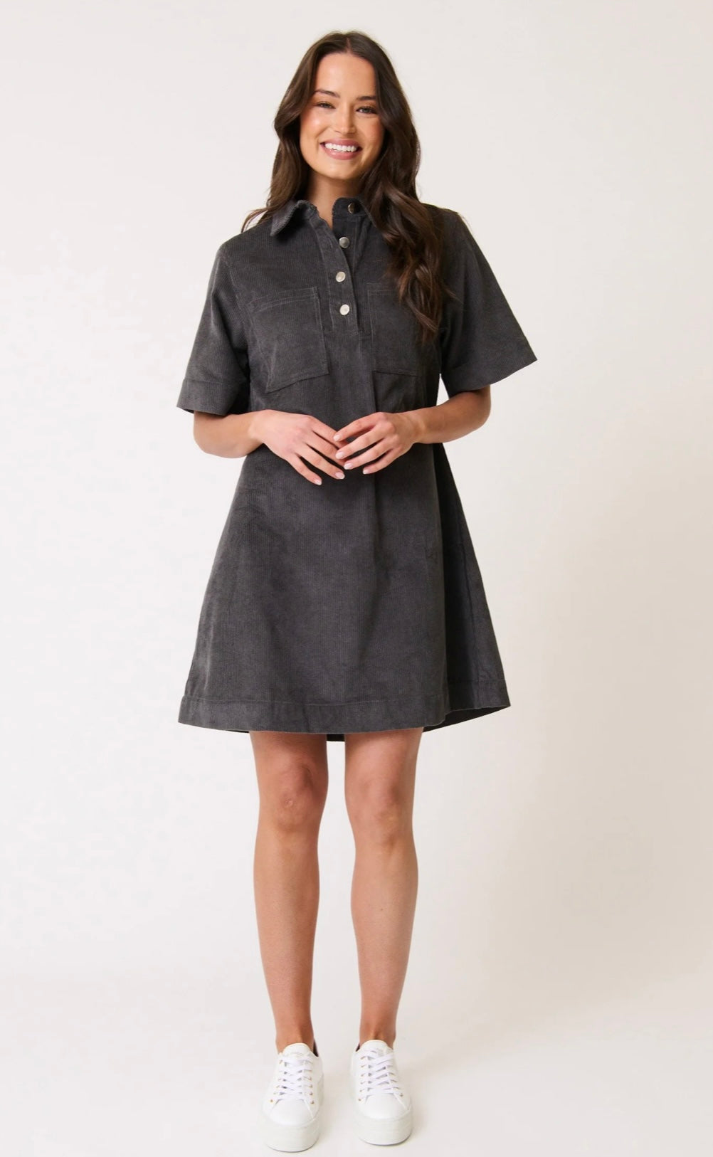 Quinn Dress - Charcoal