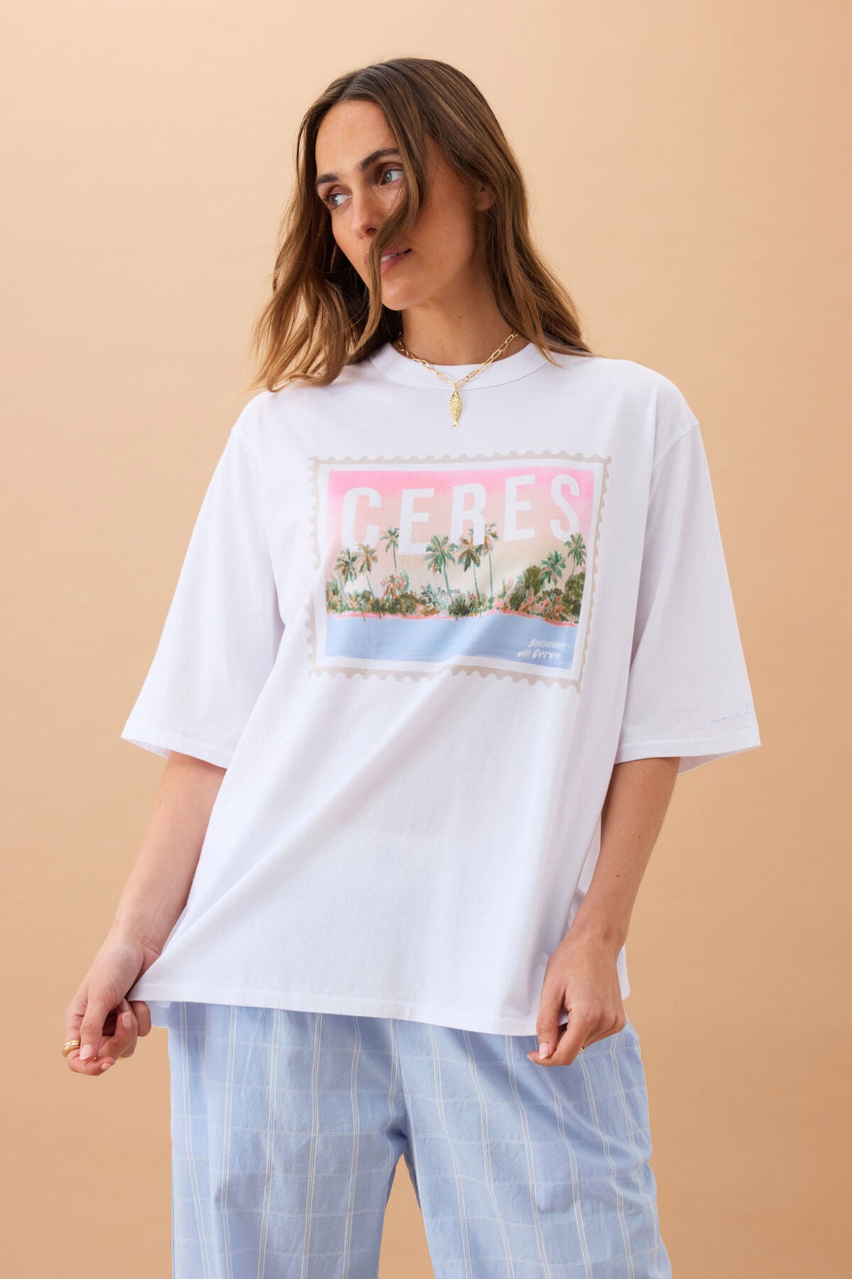 Oversized Tee - Ceres Holiday Stamp