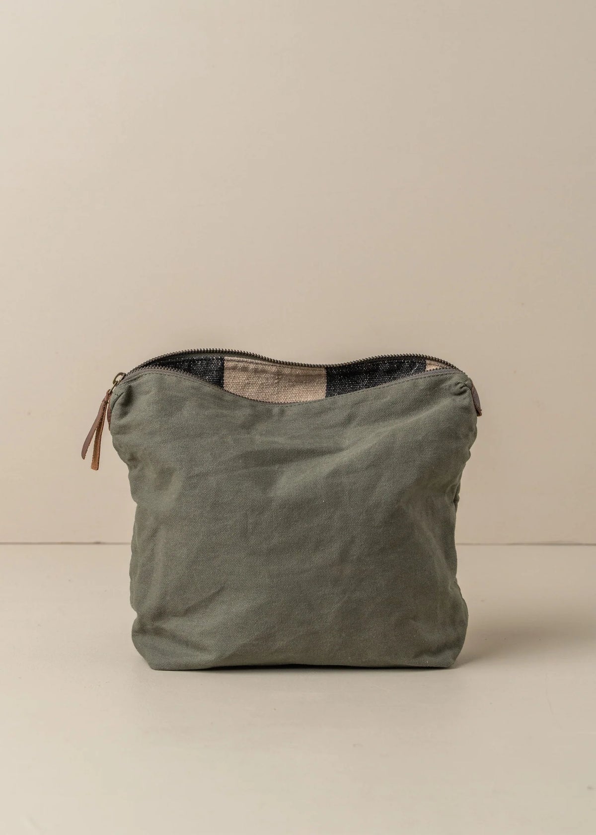 Journey Make Up Canvas Bag - Olive