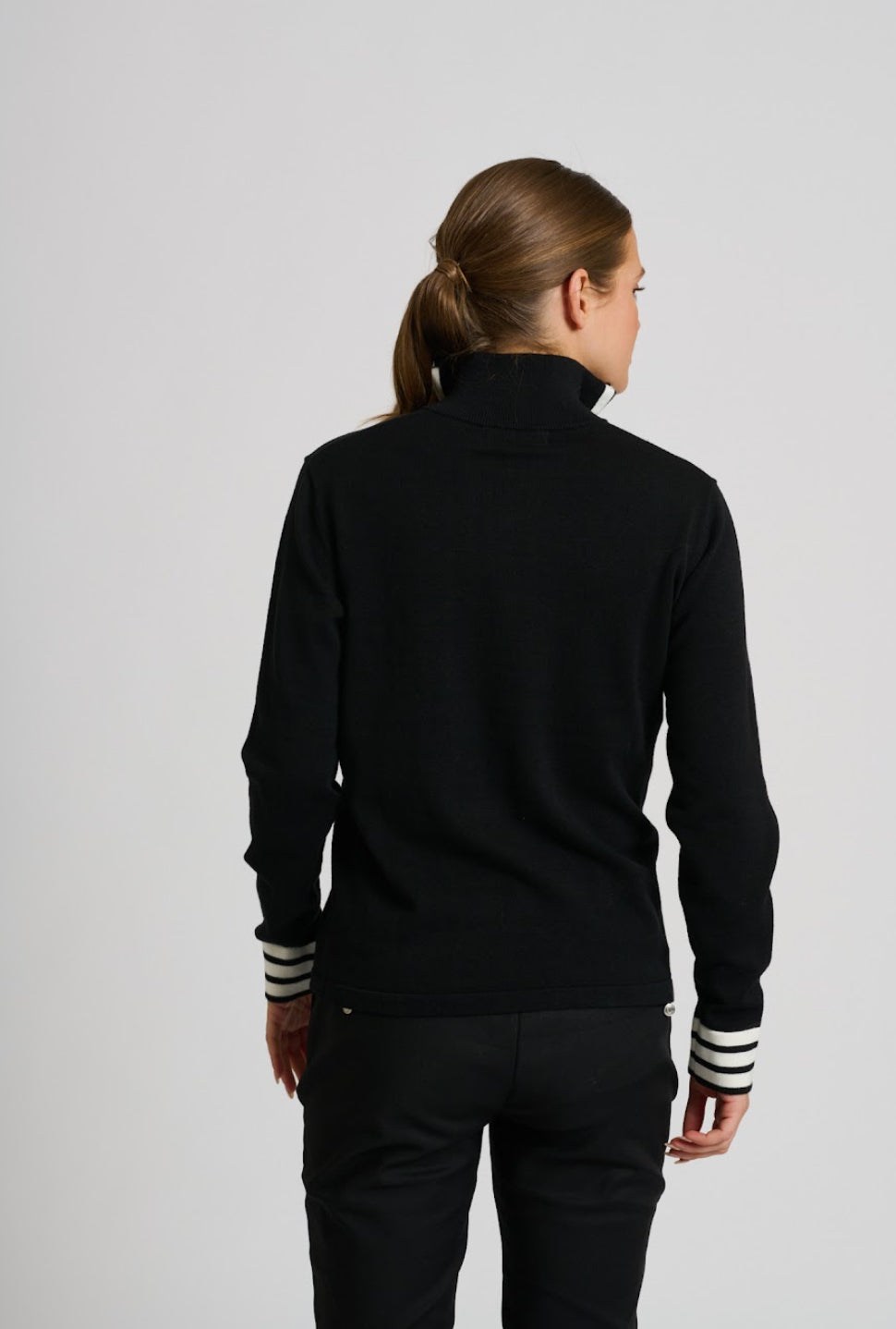 Club Sawgrass Cashmere Cotton Sweater - Black
