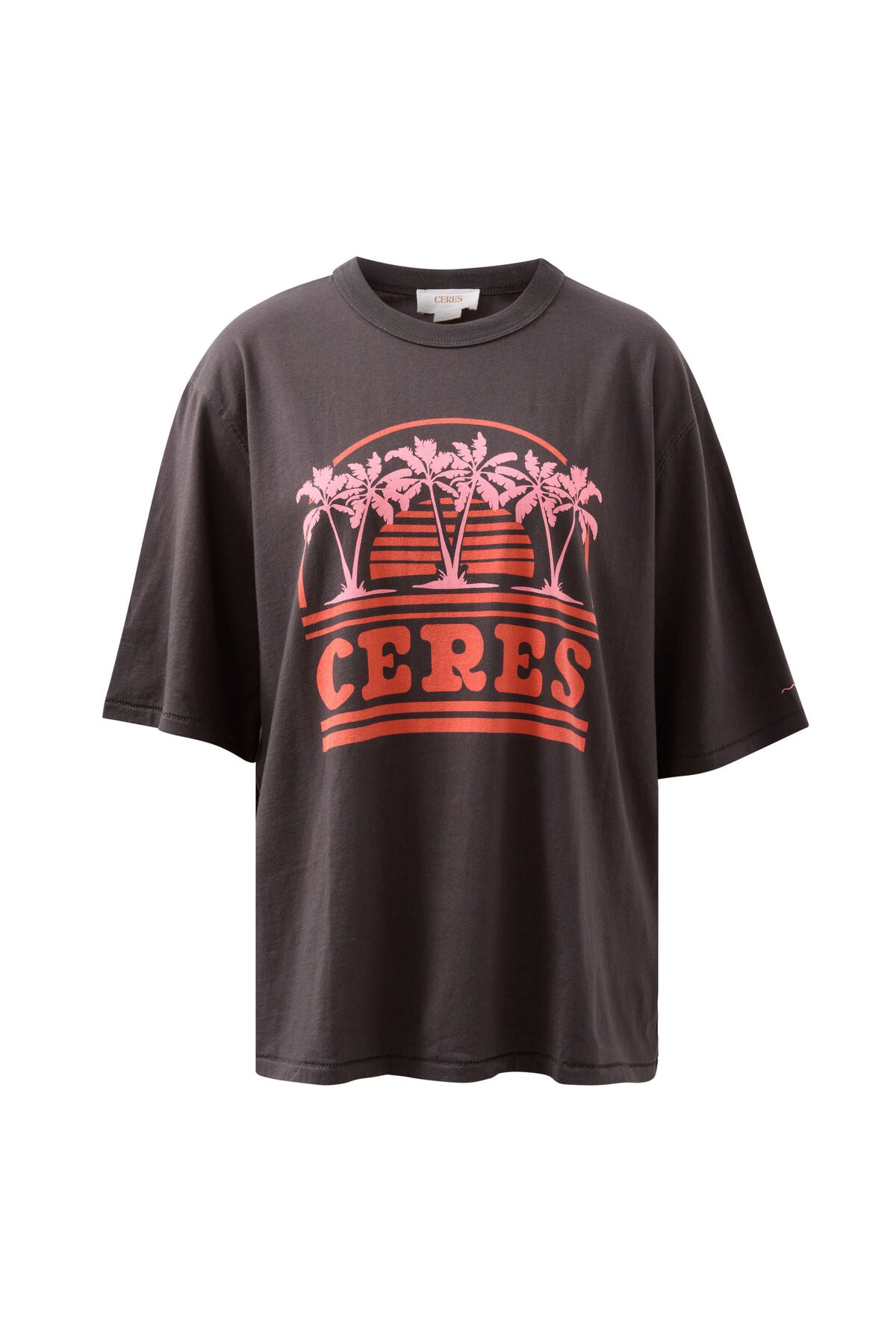 Oversized Tee - Ceres Sunset Palms