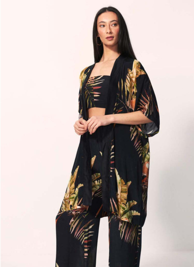 Indijo Silk Kimono