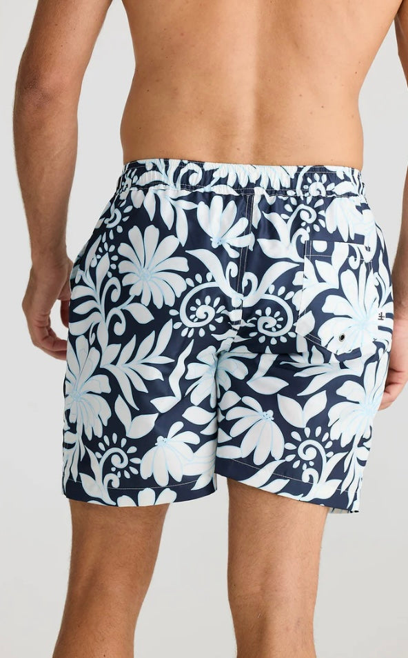 Dartmouth Board Short - Navy Troppo