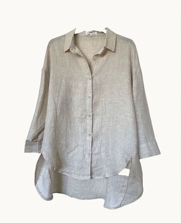 Linen Boyfriend Shirt