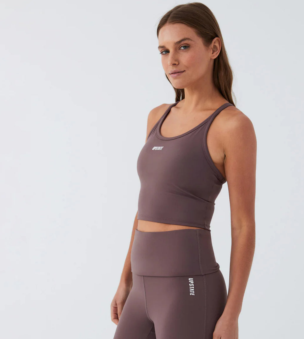 Butter Sports Tank - Cocoa