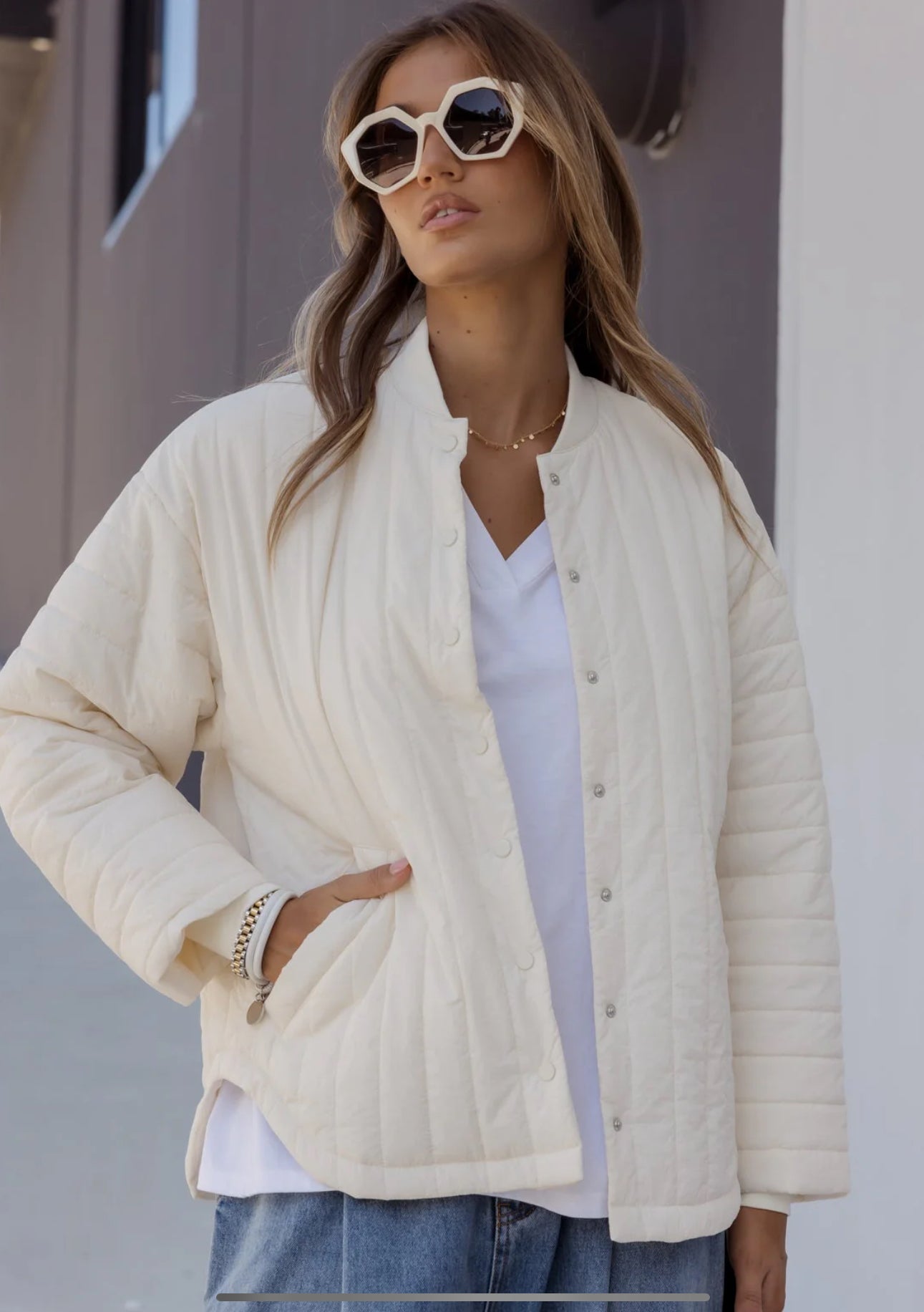Zaka Jacket - Cream