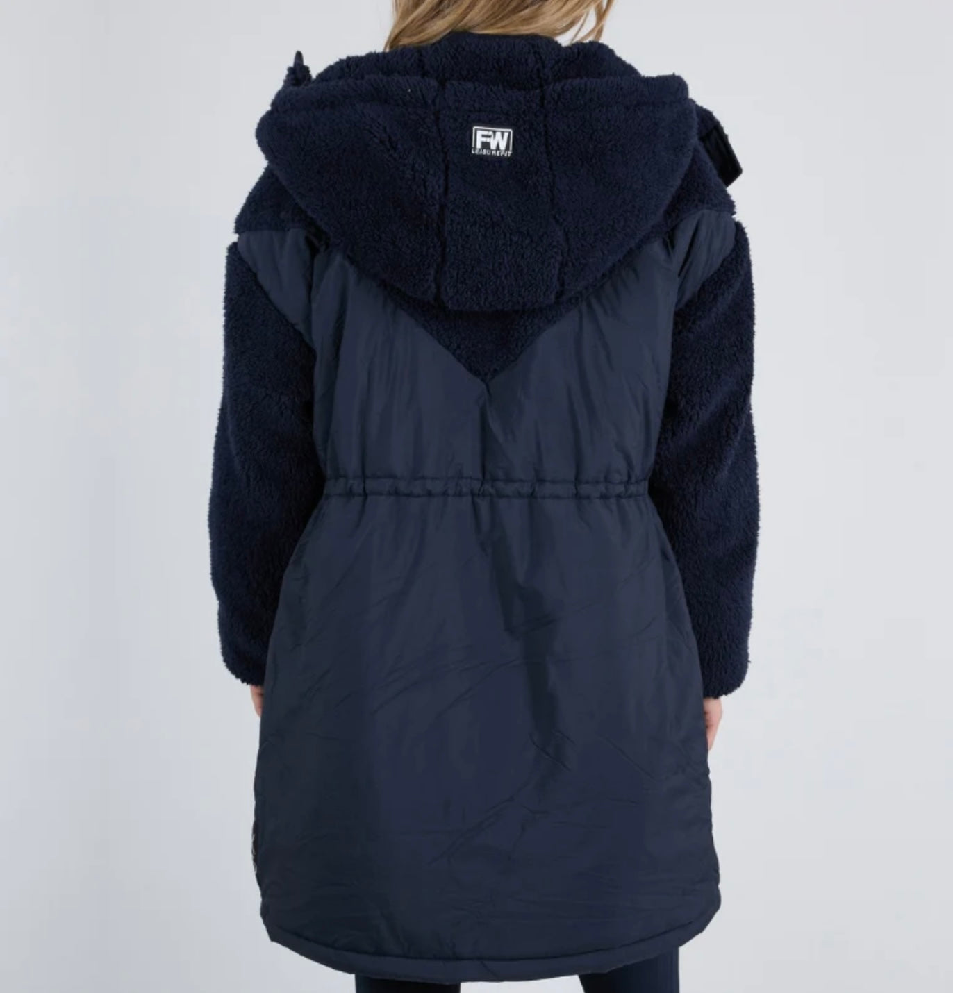 Longline Anorak - Navy