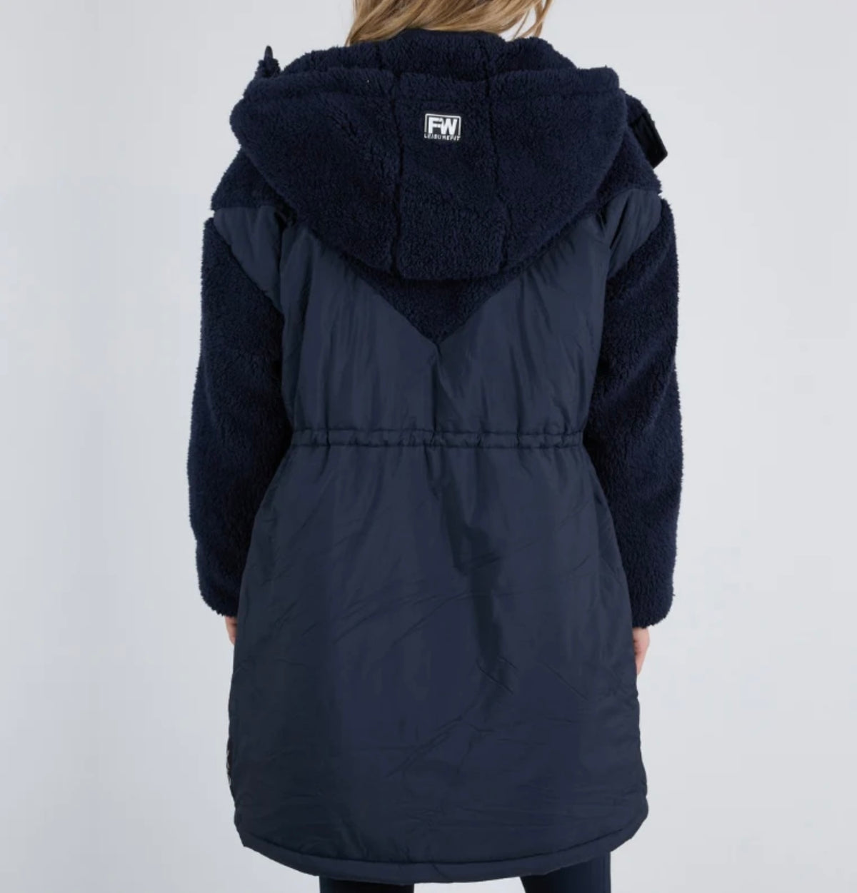 Longline Anorak - Navy