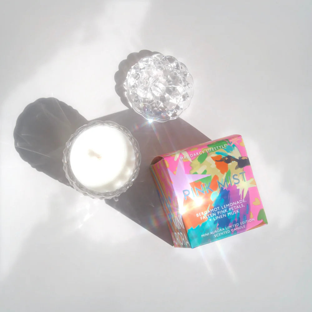 Mini Aurora Candle - Pink Mist