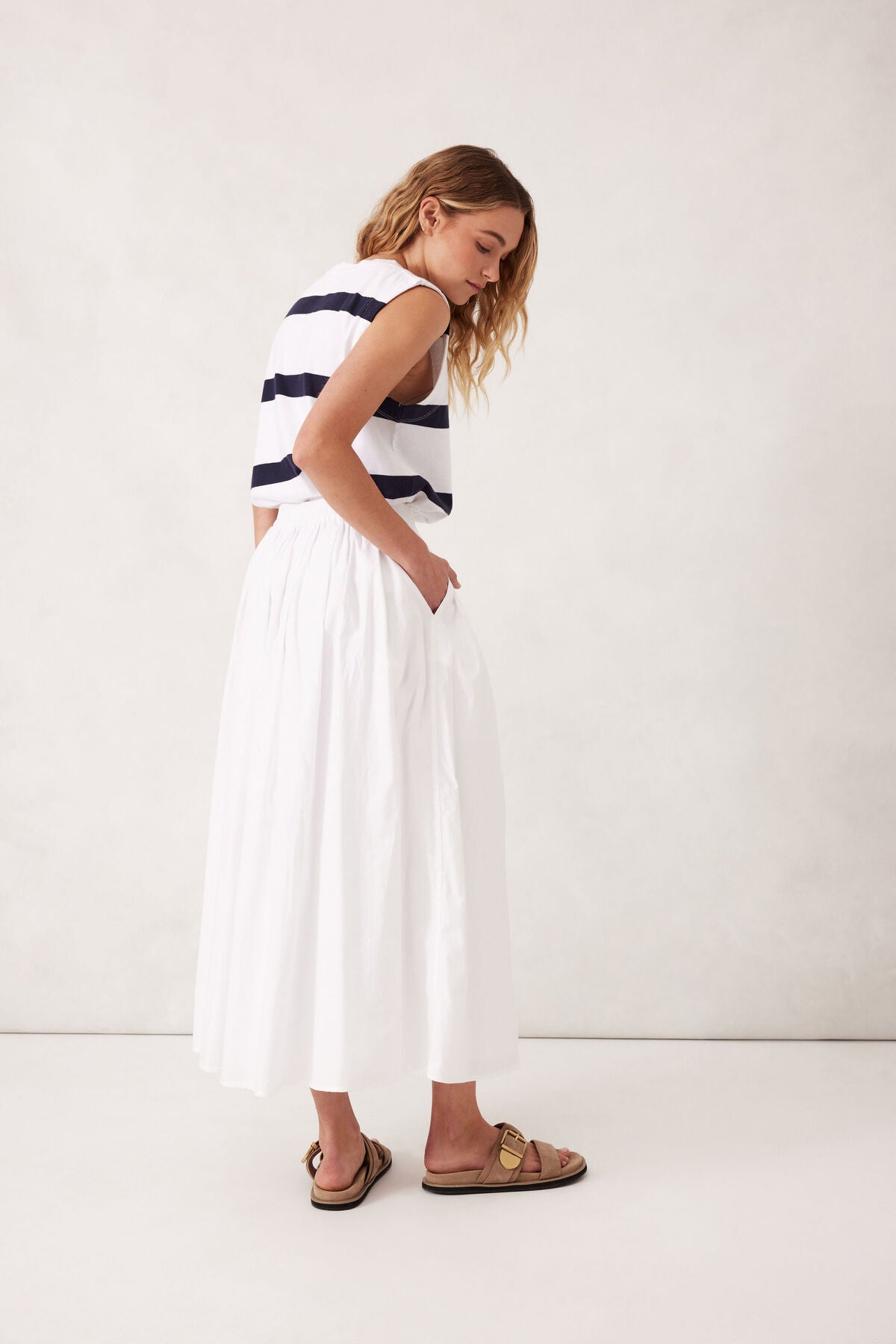 Florence Maxi Skirt - White