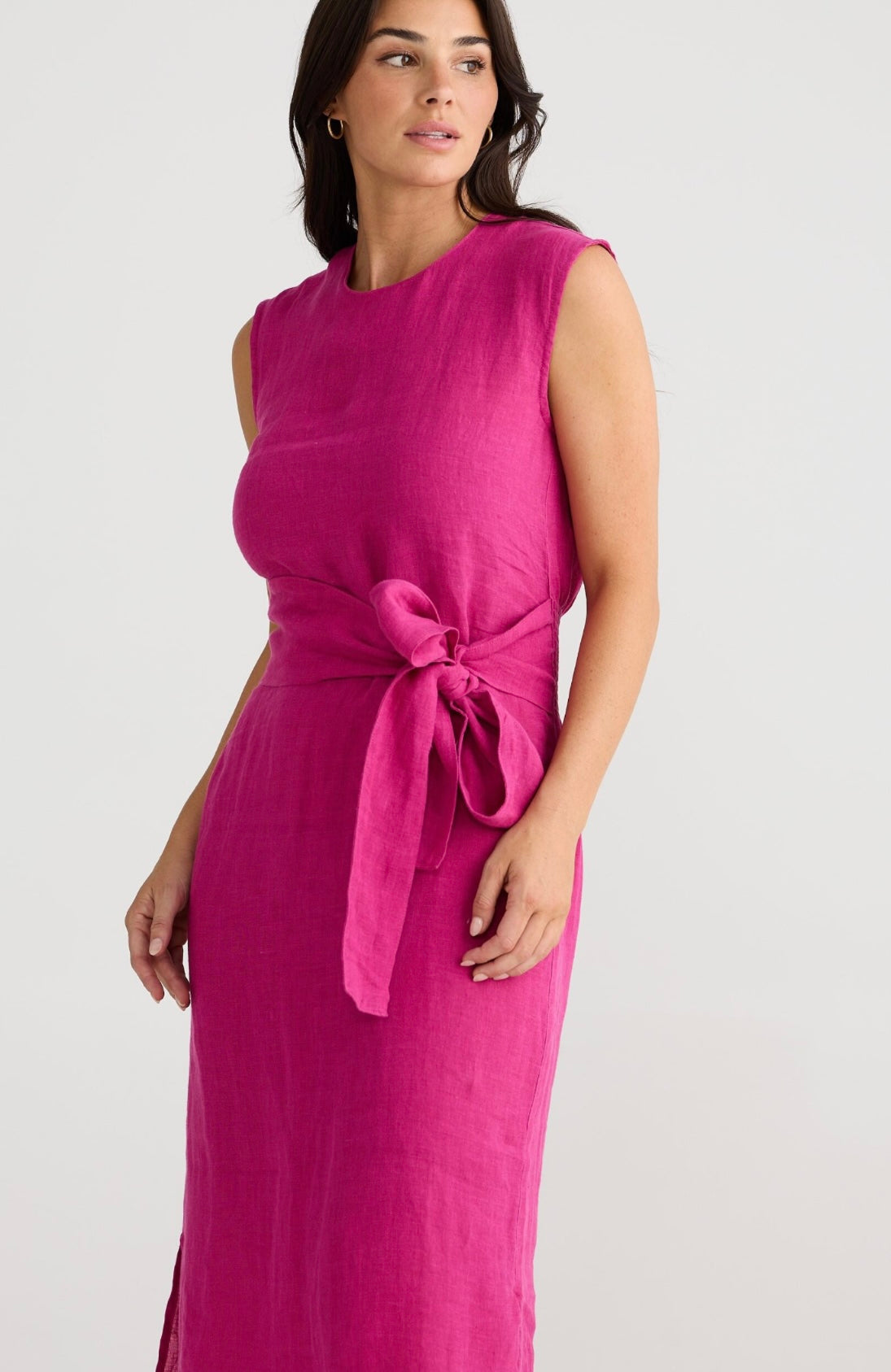 Turning Point Dress - Fuschia