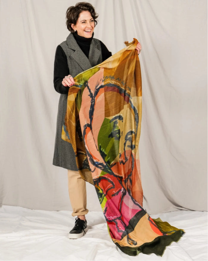 Regina Oversized Merino Wool Scarf