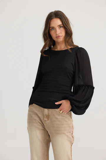 Whimsy Top - Black