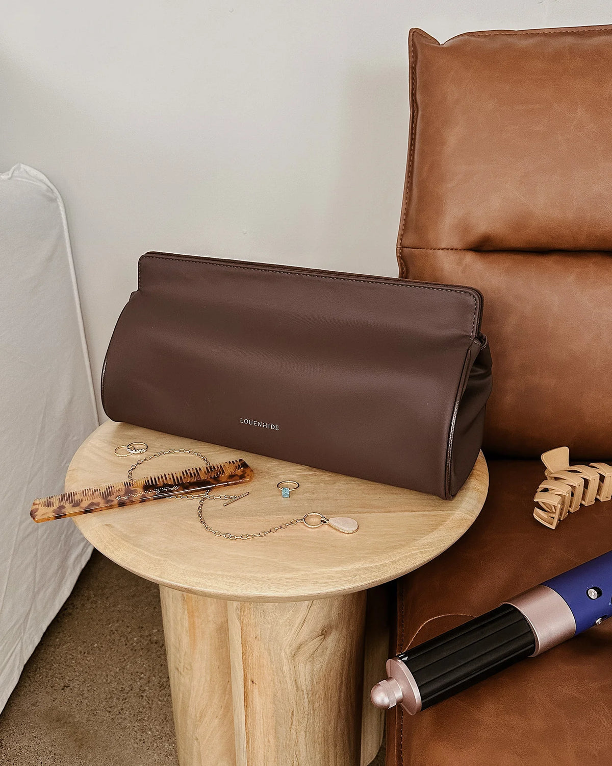 Margot Hair Tool Travel Case - Chocolate