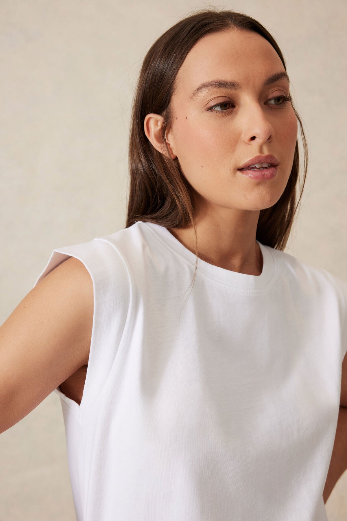 Extended Shoulder Tee