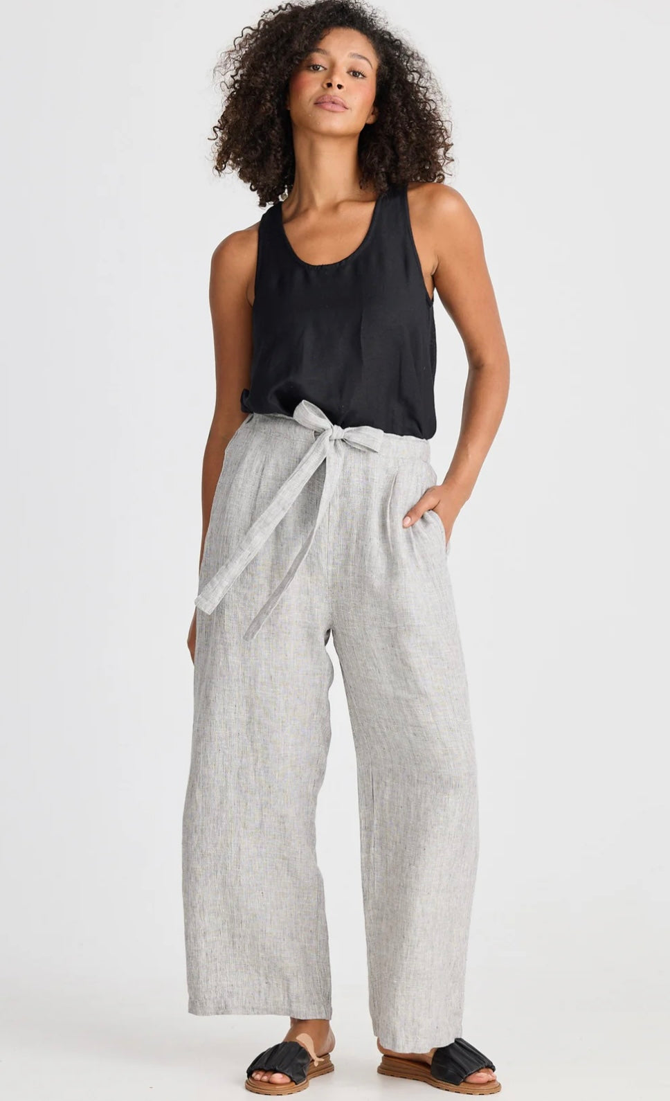 Dickens Pant - Charcoal Fleck