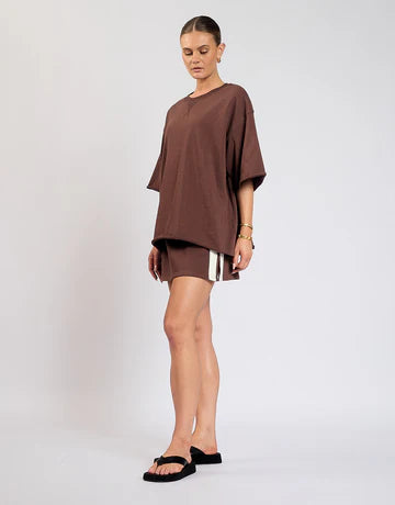 The Mason Tee - Chocolate