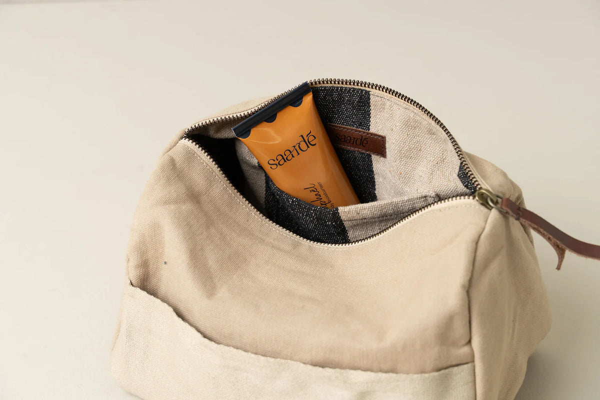 Journey Toiletry Canvas Bag - Clay