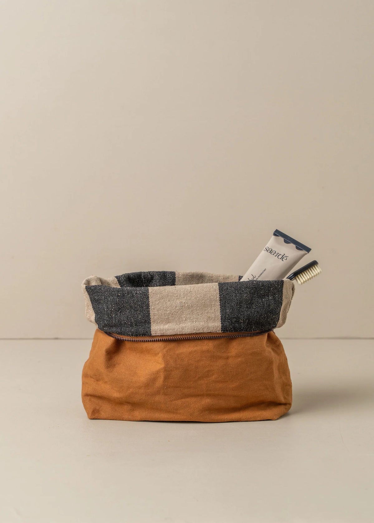 Journey Make Up Canvas Bag - Terracotta