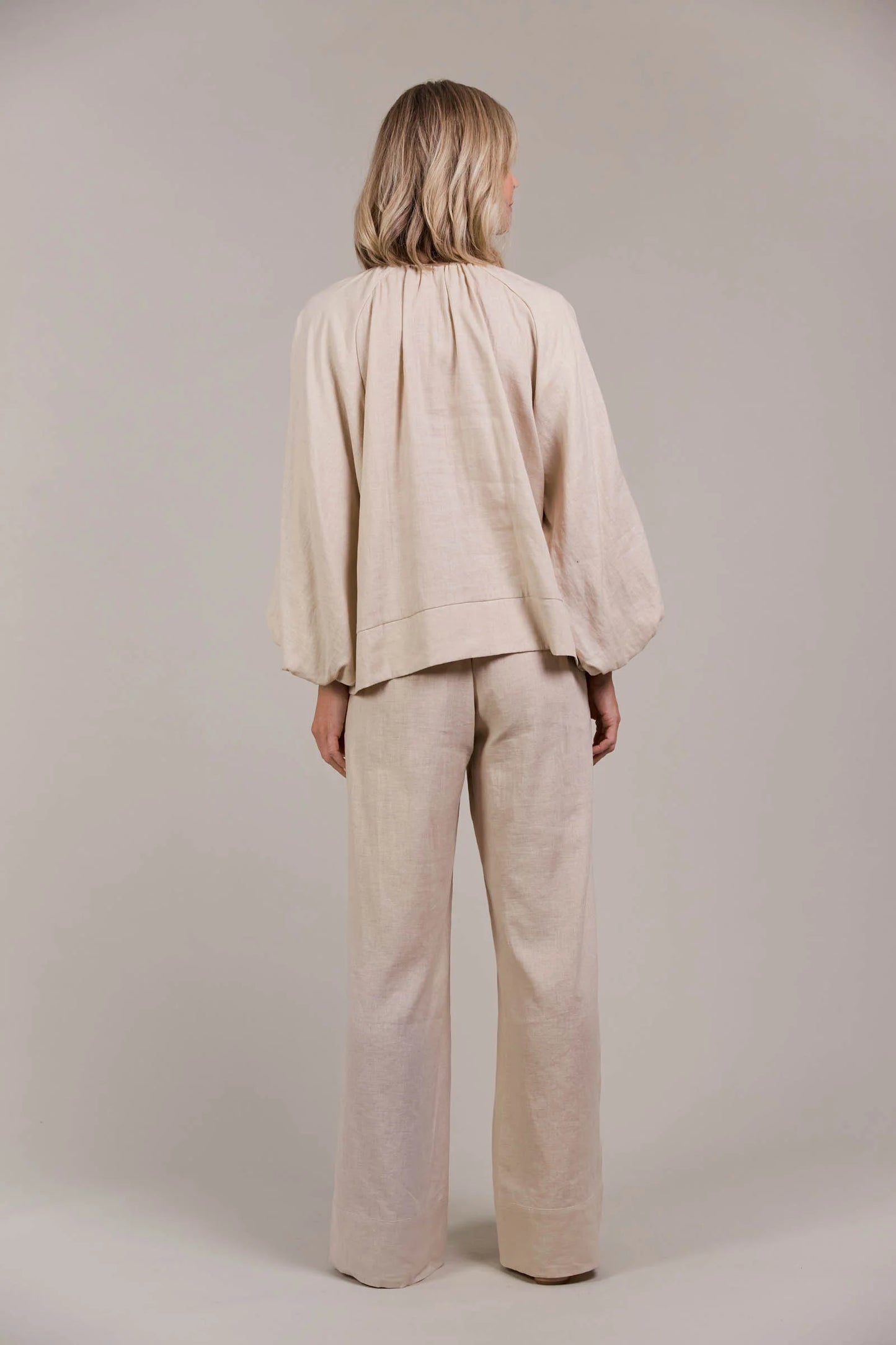 Laax Button Blouse - Ecru