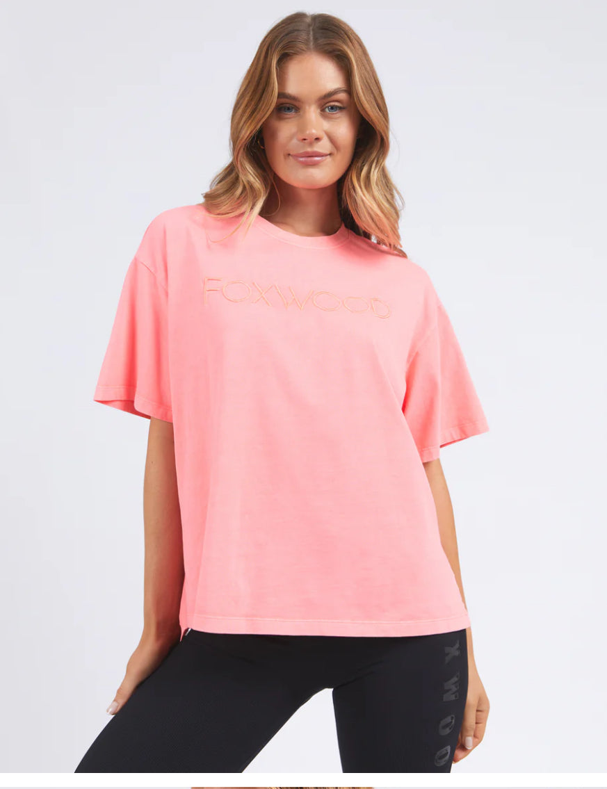 Simplified Tee - Neon Pink