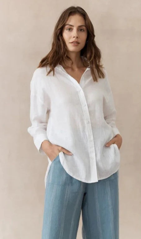 Linen Boyfriend Shirt