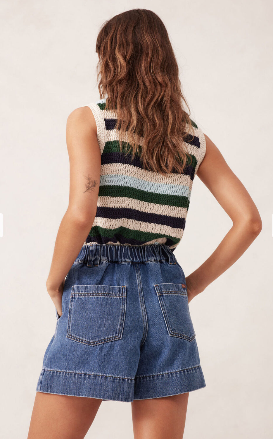 Pleat Front Short