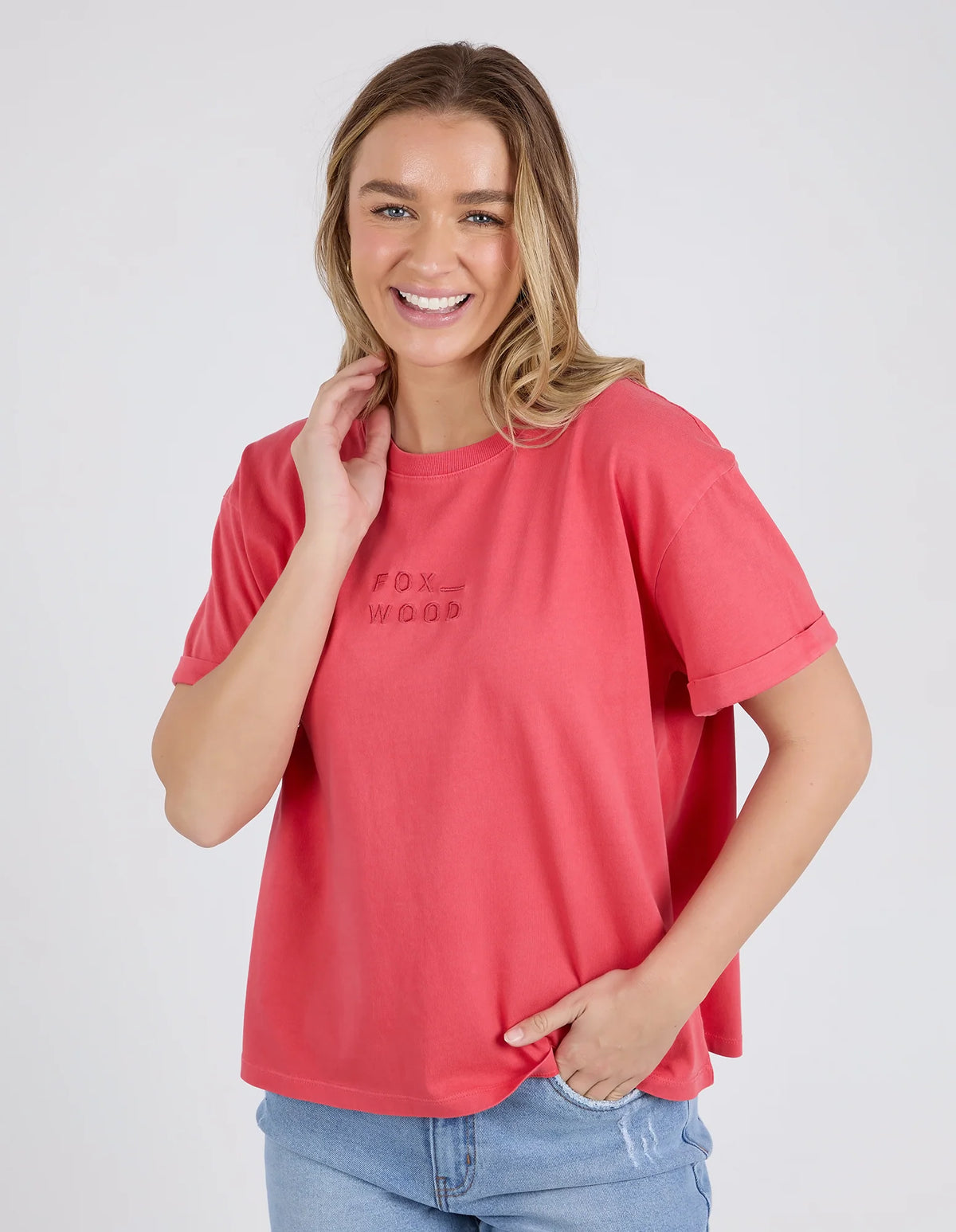 Huntleigh Oversized Tee - Cayenne